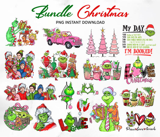 Christmas Bundle Png, Pink Christmas, Pink Christmas Bundle, My Day Christmas Png, Christmas Sublimation,Merry Christmas,Funny Christmas Png - VartDigitals