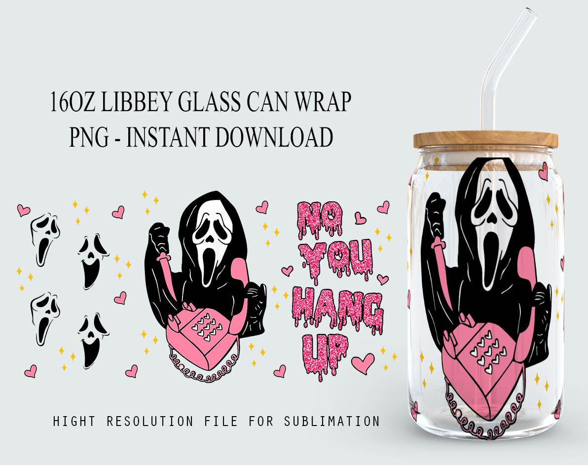 Halloween Bundle 16oz libbey can Cartoon PNG, 16oz Glass Can Wrap, 16oz Libbey Can Glass, Catoon kids Tumbler Wrap, Full Glass Can Wrap 1
