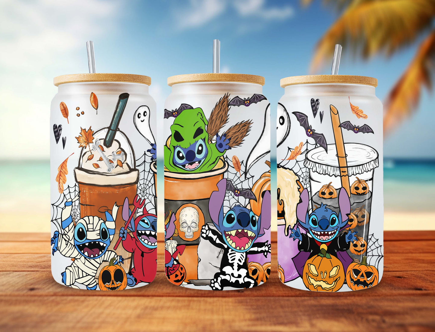 Bundle Cartoon Coffee Png, Halloween Coffee, Christmas Coffee, Bundle Png, Christmas Vibes, Fall Coffee, Spooky Season Png Instant Download, stitch hallowin - VartDigitals