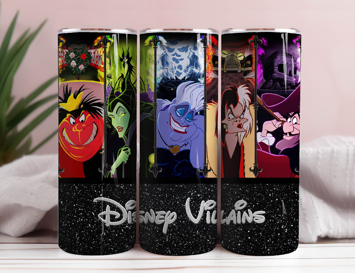 Villains 20oz Skinny Tumbler Straight Sublimation Instant Download Wrap Png, Cartoon Movie Tumbler Wrap Png 2