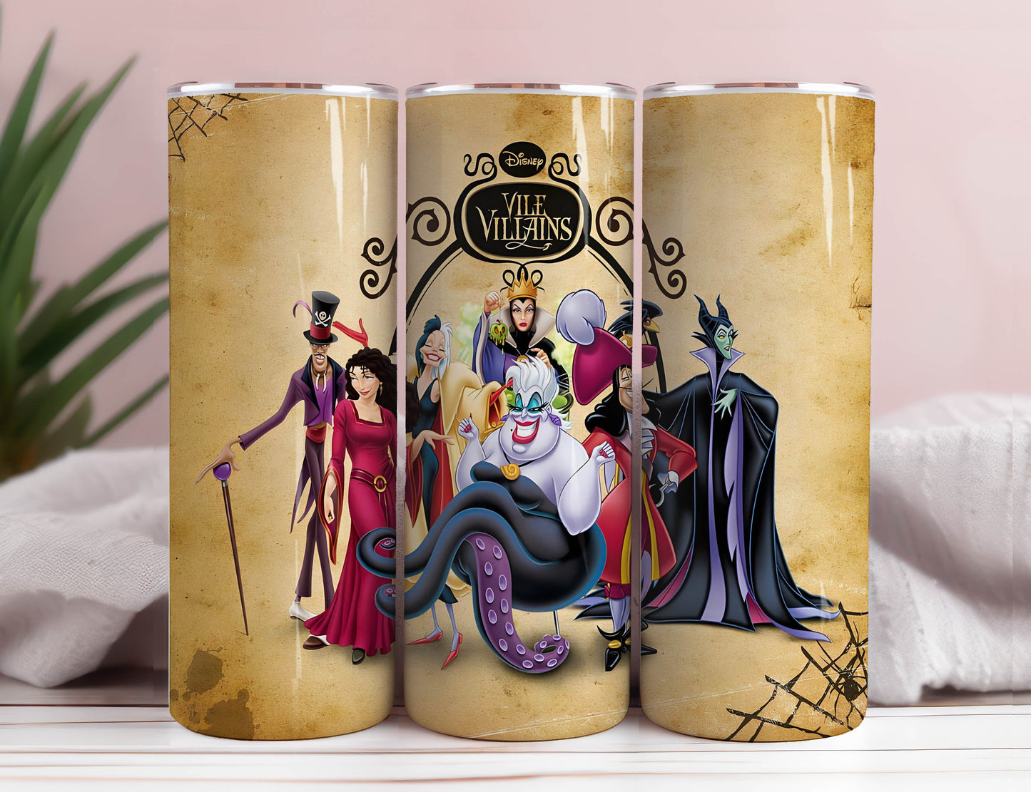 Villains 20oz Skinny Tumbler Straight Sublimation Instant Download Wrap Png, Cartoon Movie Tumbler Wrap Png 4