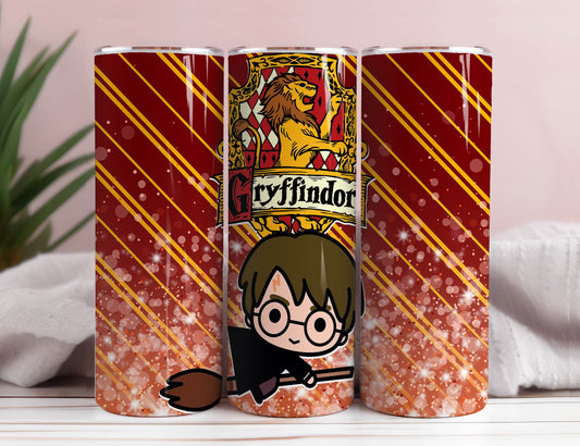 Harry Potter Tumbler Wrap - 20oz Skinny StraightTape, Wizard Design Magical Tumbler Wrap PNG Instant Download 4