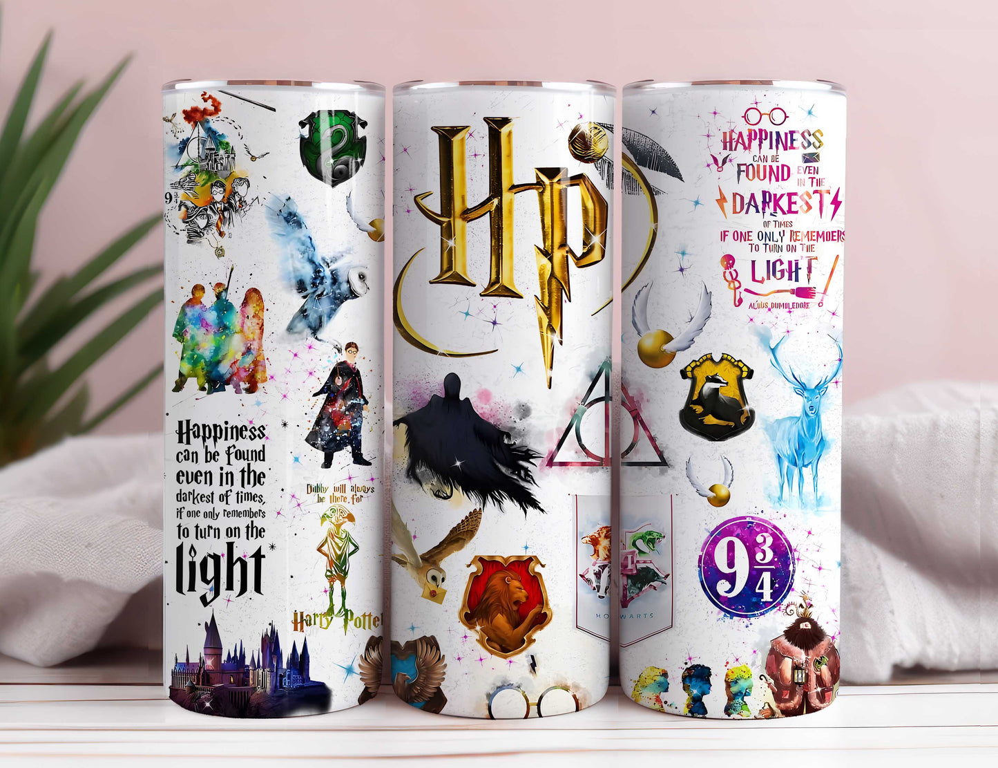 Magic 20 oz Tumbler Wrap PNG, HP Skinny Tumbler Sublimation, Wizard Tumbler Png, Poterhead Tumbler Png, Harry Magic