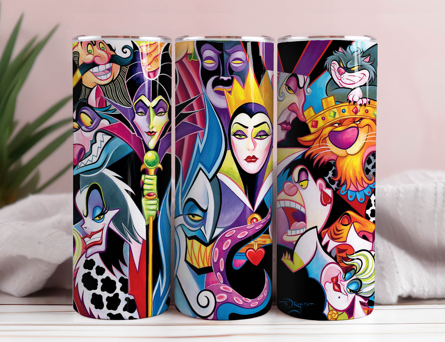 Villains 20oz Skinny Tumbler Straight Sublimation Instant Download Wrap Png, Cartoon Movie Tumbler Wrap Png 5