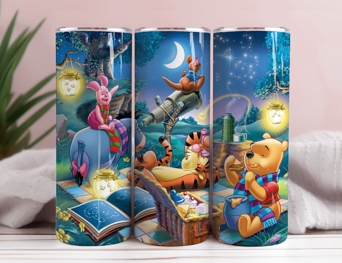 Winnie Pooh 20oz Skinny Tumbler Sublimation Designs, Cartoon Pooh Tumbler Png, Winnie The Pooh Wrap, Instant Download #STD 6