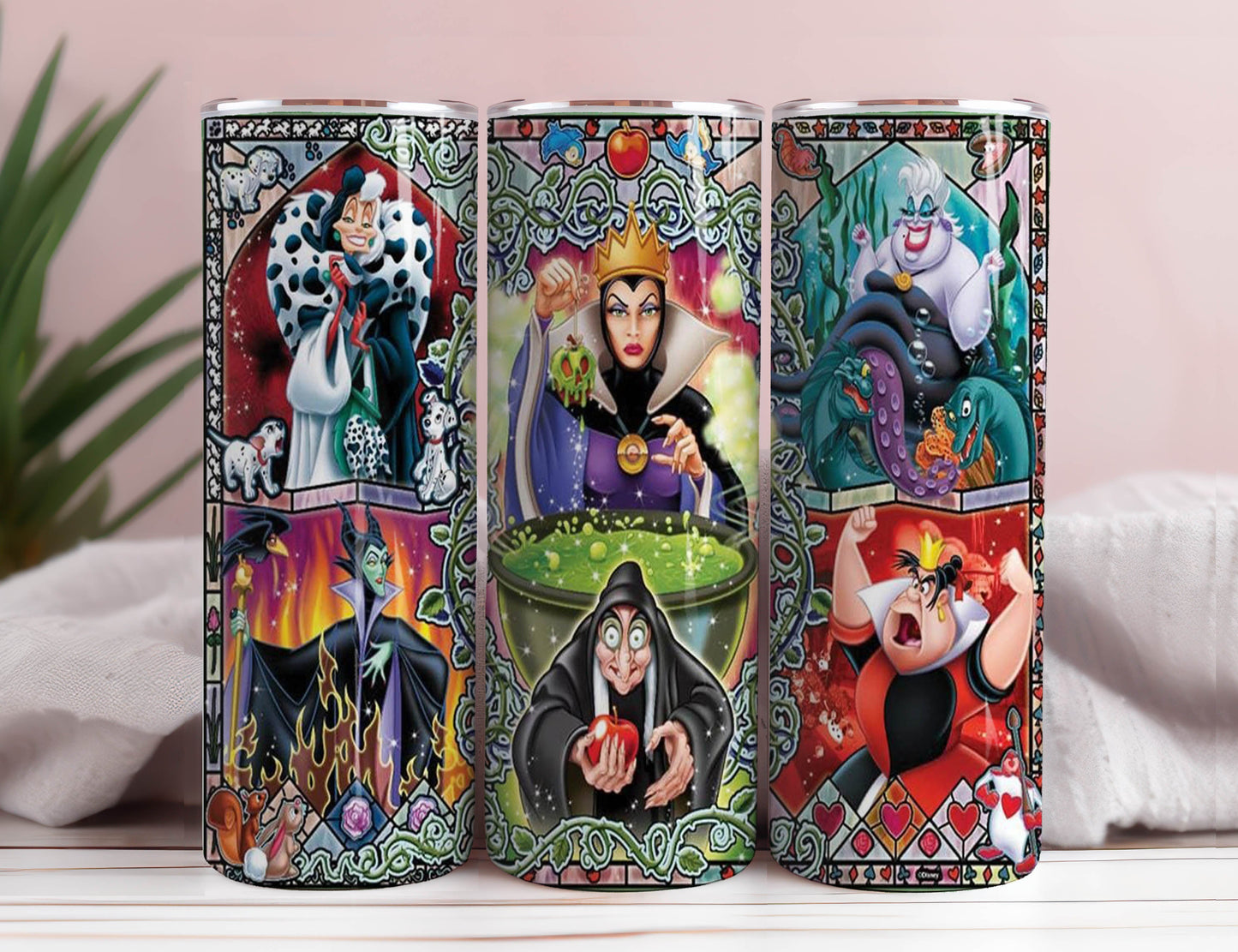 Villains 20oz Skinny Tumbler Straight Sublimation Instant Download Wrap Png, Cartoon Movie Tumbler Wrap Png 6