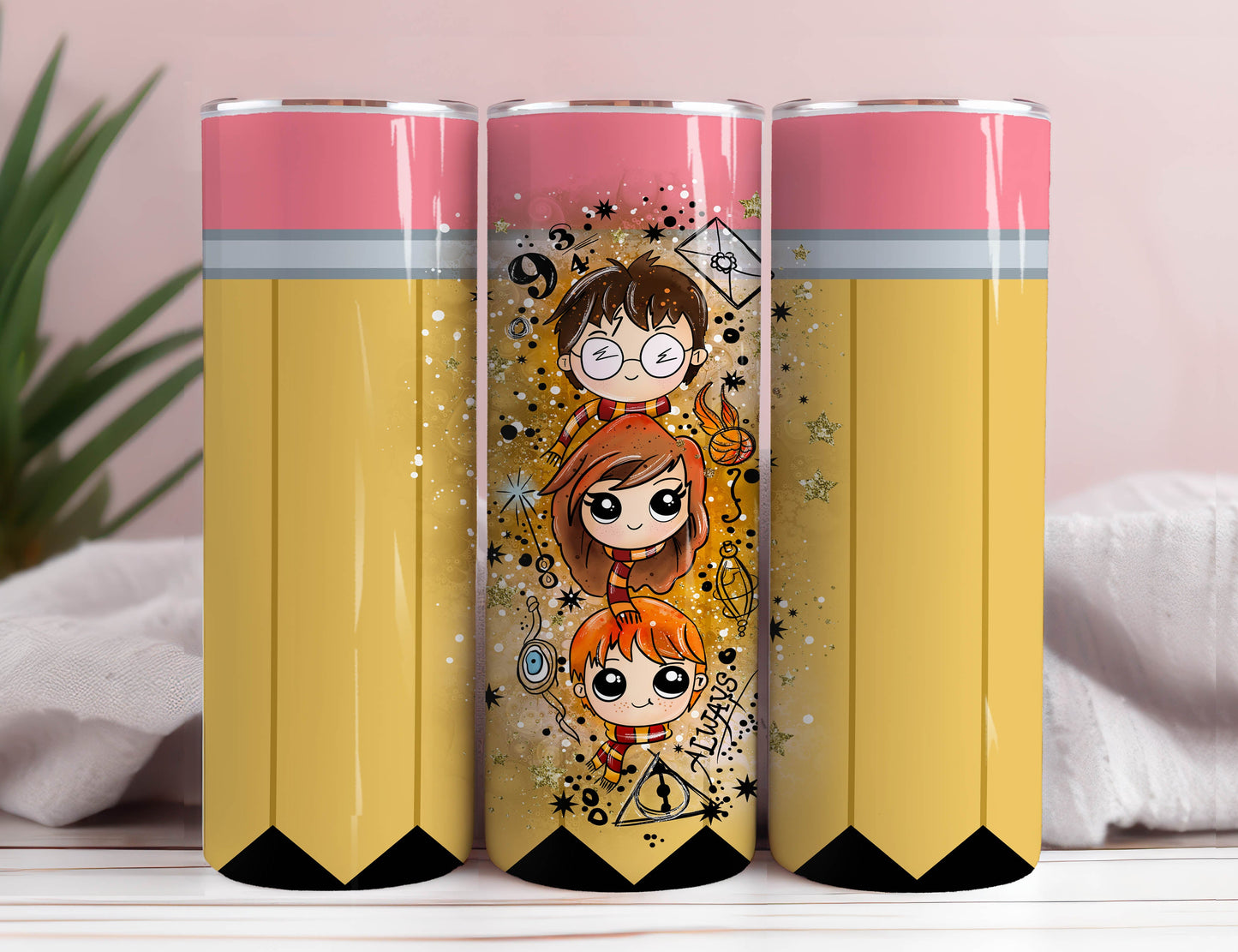 Magic 20oz Tumbler Wrap PNG, HP Skinny Tumbler Sublimation, Wizard Tumbler Png, harry potter Tumbler Png, Hogwarts Wrap, Harry Magic Png 6 - VartDigitals