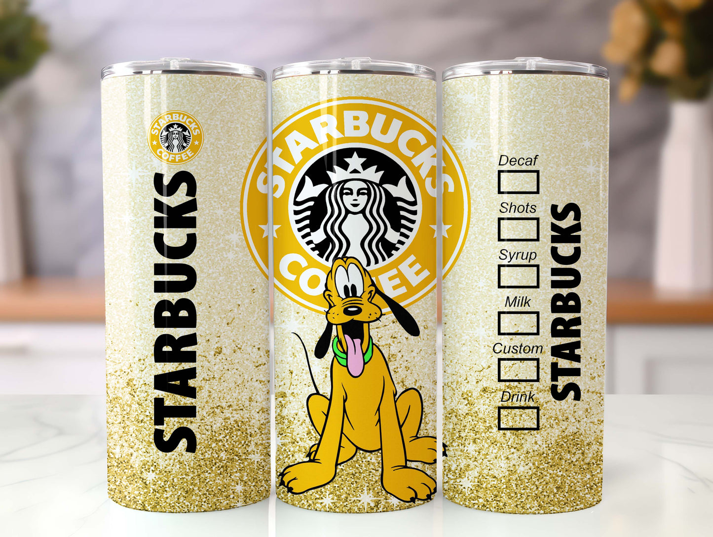 Bundle 20 oz Mickey and Friends Starbucks Tumbler Wrap, Mickey Minnie Tumbler PNG, Baby Yoda Tumbler,Pooh Coffee Tumbler Sublimation