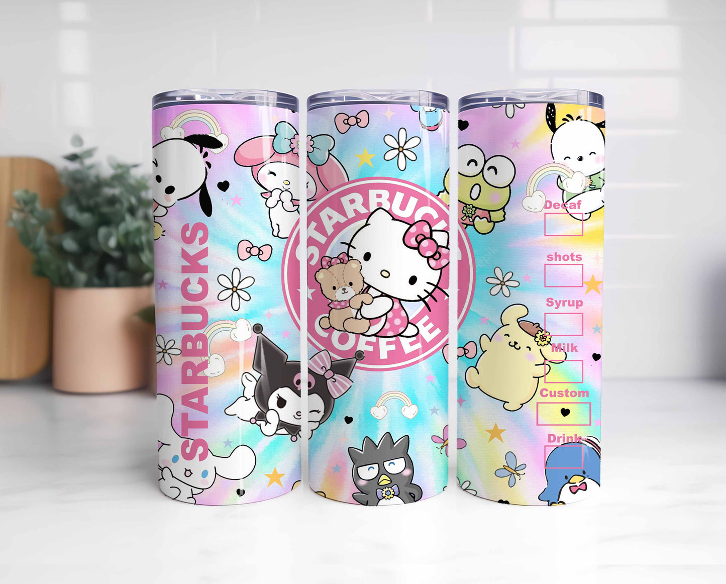 Hello Kitty Sanrio Tumbler - 20oz Coffee Tumbler PNG Download for Sanrio Enthusiasts - VartDigitals