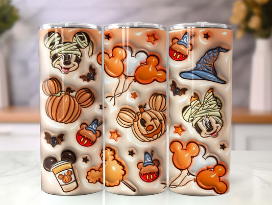 3D Inflated Snack Tumbler, Halloween Spooky Tumbler Inflated, Inflated Spooky Tumbler, Spooky Season, Halloween Png, Fall Vibes Tumbler, Png - VartDigitals