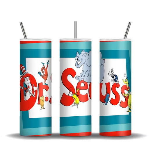 Bundle 20 Oz Dr. Seuss Tumbler Wrap, Inspired by Dr. Seuss, PNG Download - VartDigitals