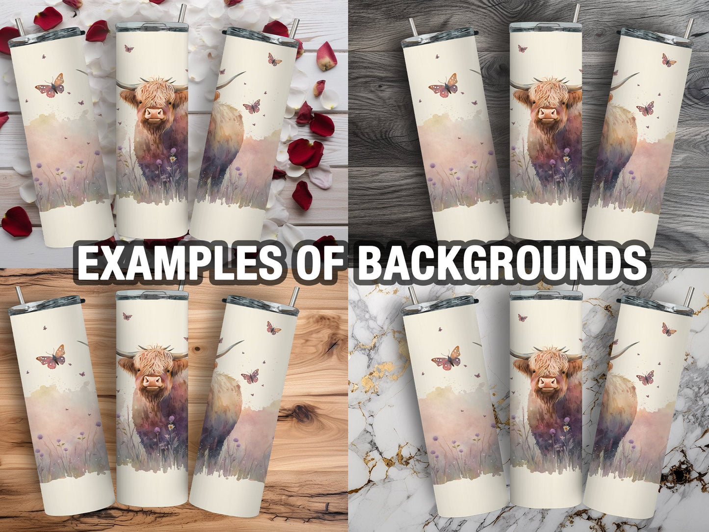 14 Tumbler Straight Mock Ups ARCH Flat Lay Bundle PNG File - Edit in CANVA, Photoshop, and More 14 Backgrounds Mock Up Tumbler - VartDigitals