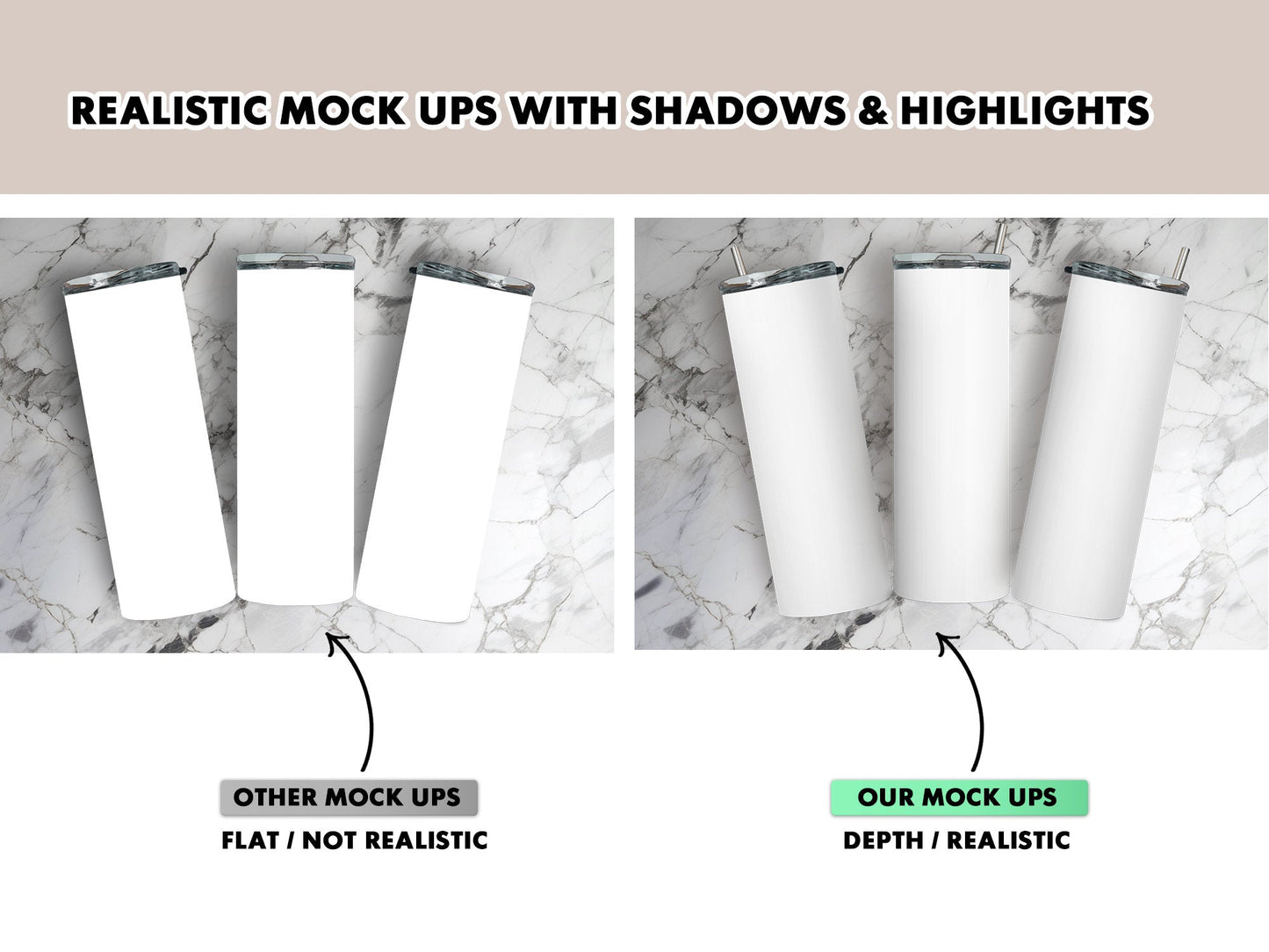 14 Tumbler Straight Mock Ups ARCH Flat Lay Bundle PNG File - Edit in CANVA, Photoshop, and More 14 Backgrounds Mock Up Tumbler - VartDigitals