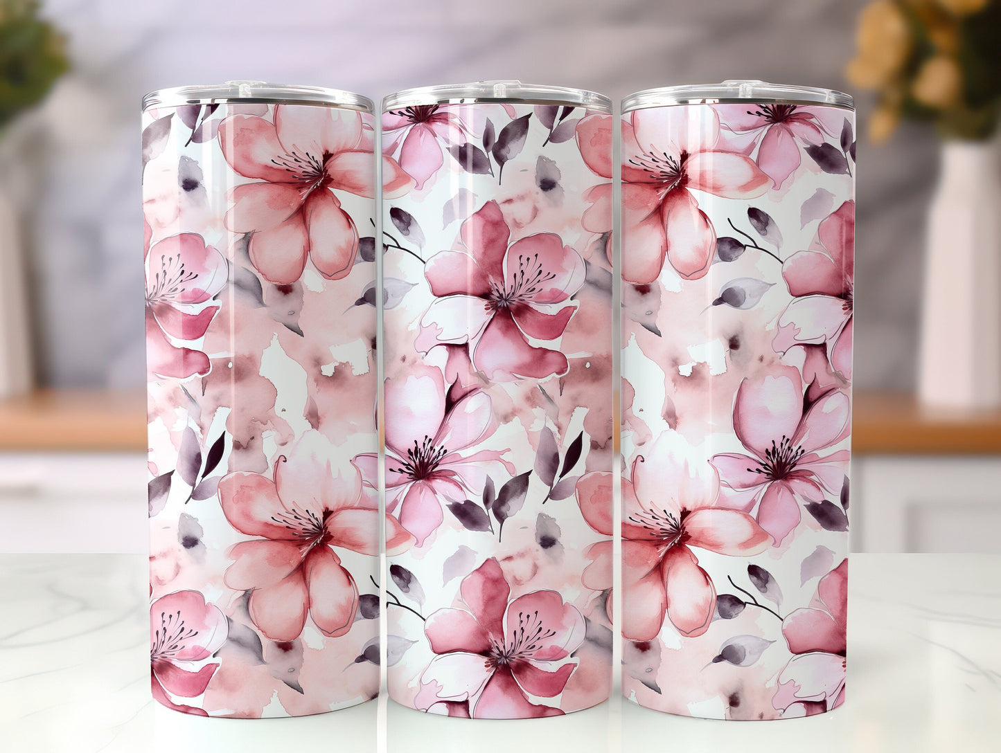 20 Oz Skinny Tumbler Mockup Bundle Canva Tumbler Mockup PSD Smart Objects Mockup Canva Tumbler PNG Mockup Full Wrap Tumbler Mockup - VartDigitals