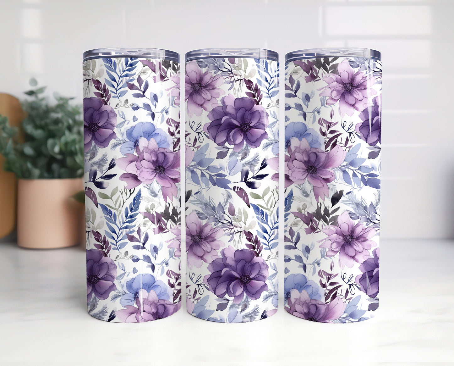 20 Oz Skinny Tumbler Mockup Bundle Canva Tumbler Mockup PSD Smart Objects Mockup Canva Tumbler PNG Mockup Full Wrap Tumbler Mockup - VartDigitals