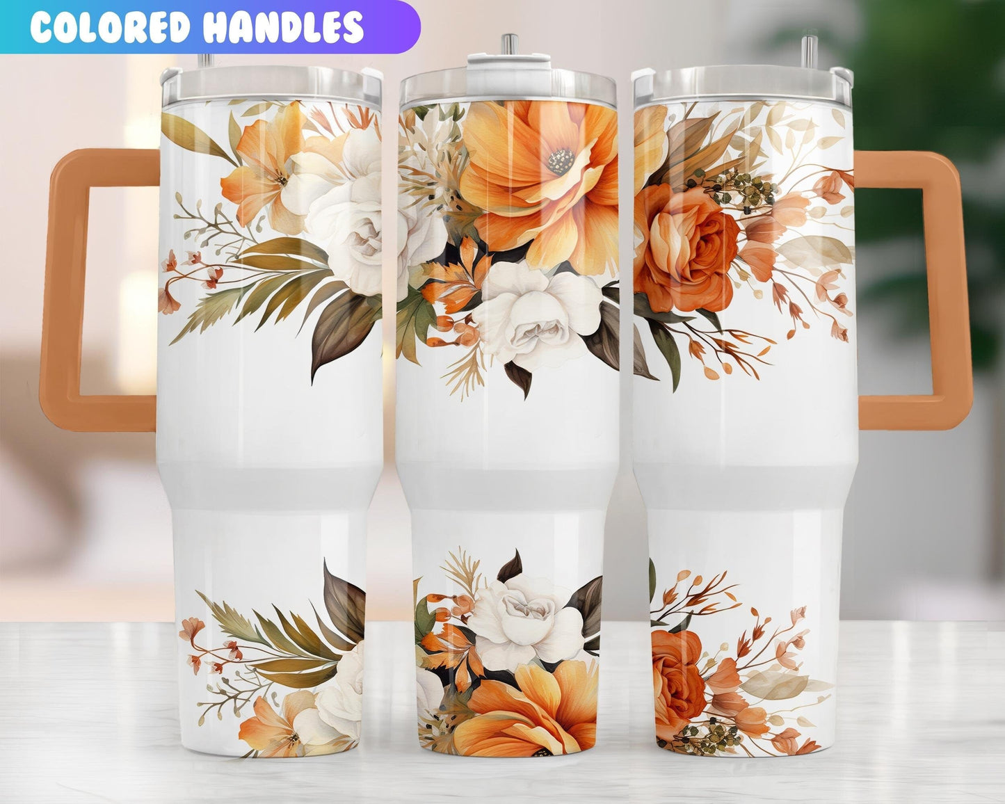 40Oz Tumbler Mockup Canva Tumbler Mockup Png 40oz Quencher Mockup Tumbler Template Full Wrap Mockup, Tumbler Mockup PSD PNG - VartDigitals