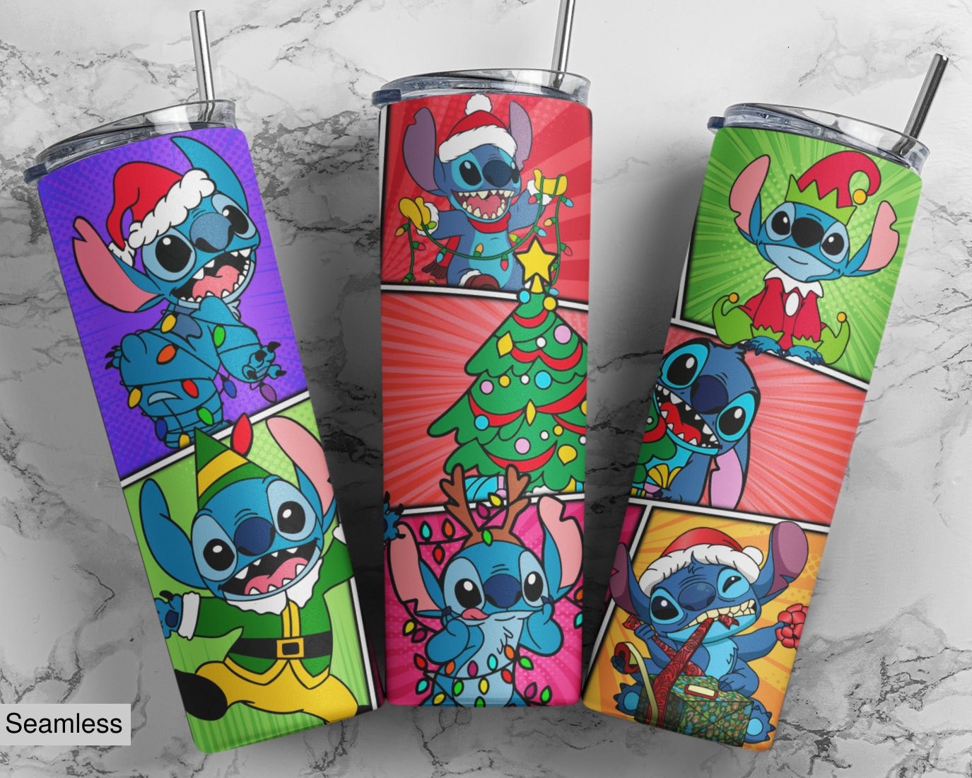6 Christmas Tumbler Design Sublimation Designs Downloads, Digital download, 20 oz tumbler sublimations, Digital file, tumbler wrap - VartDigitals