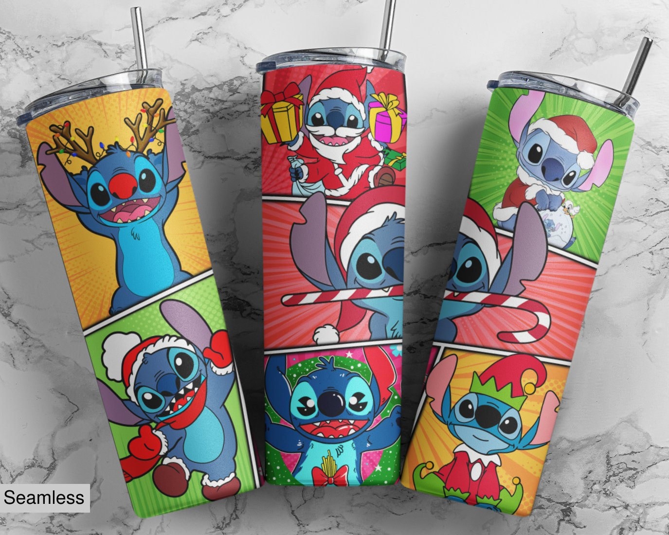 6 Christmas Tumbler Design Sublimation Designs Downloads, Digital download, 20 oz tumbler sublimations, Digital file, tumbler wrap - VartDigitals