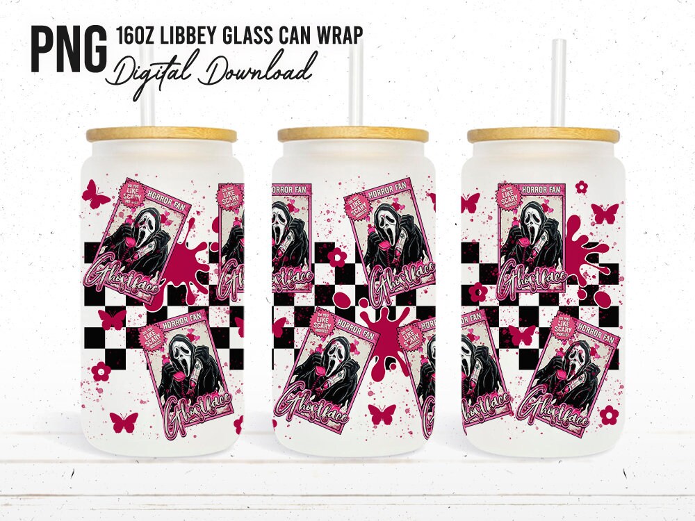 Horror Tumbler 16oz, Halloween 16oz Tumbler, Horror Characters Tumbler, Scary Movie Tumbler, Spooky Season, Spooky Vibes, Png Download - VartDigitals