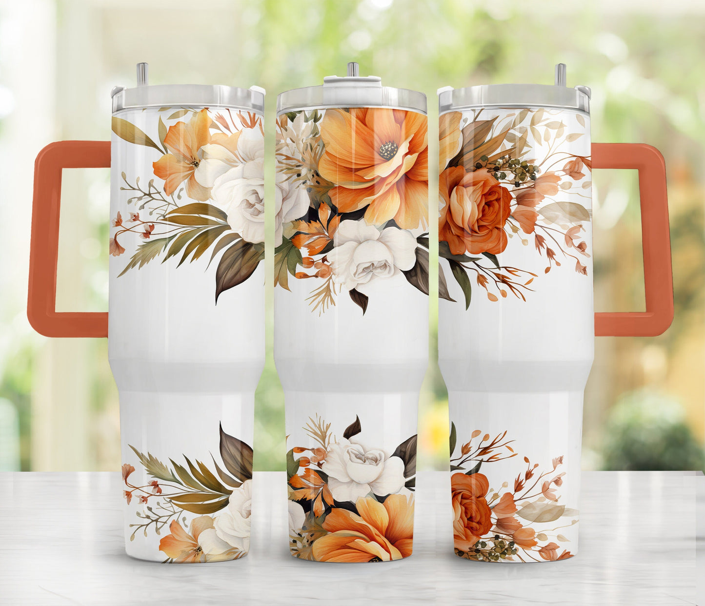 40 oz Tumbler Mockup Add Your Own Background 40oz Quencher Mockup PSD Smart Object Mockup Full Wrap Mockup 4 Backgrounds Included - VartDigitals