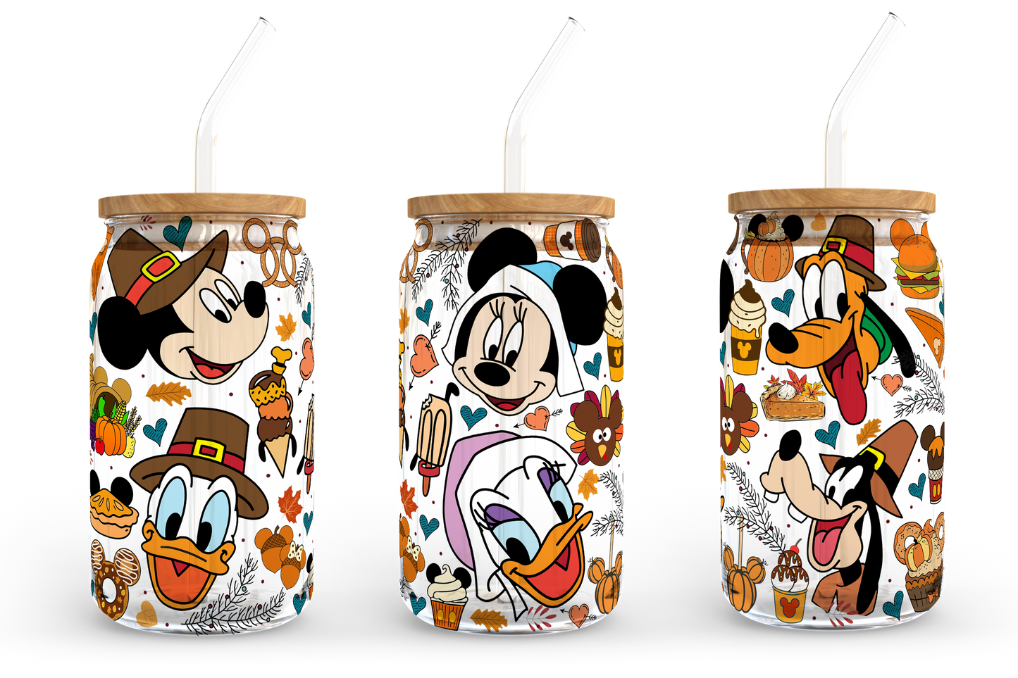 Cartoon halloween 16oz libbey can Cartoon PNG, 16oz Glass Can Wrap, 16oz Libbey Can Glass, Christmas Tumbler Wrap, Full Glass Can Wrap