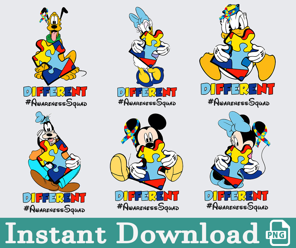 Accept Understand Love Mouse Shirt, Autism Awareness Shirt, Autism Support T-Shirt, Special Education Teacher, Puzzle Piece Shirt 10