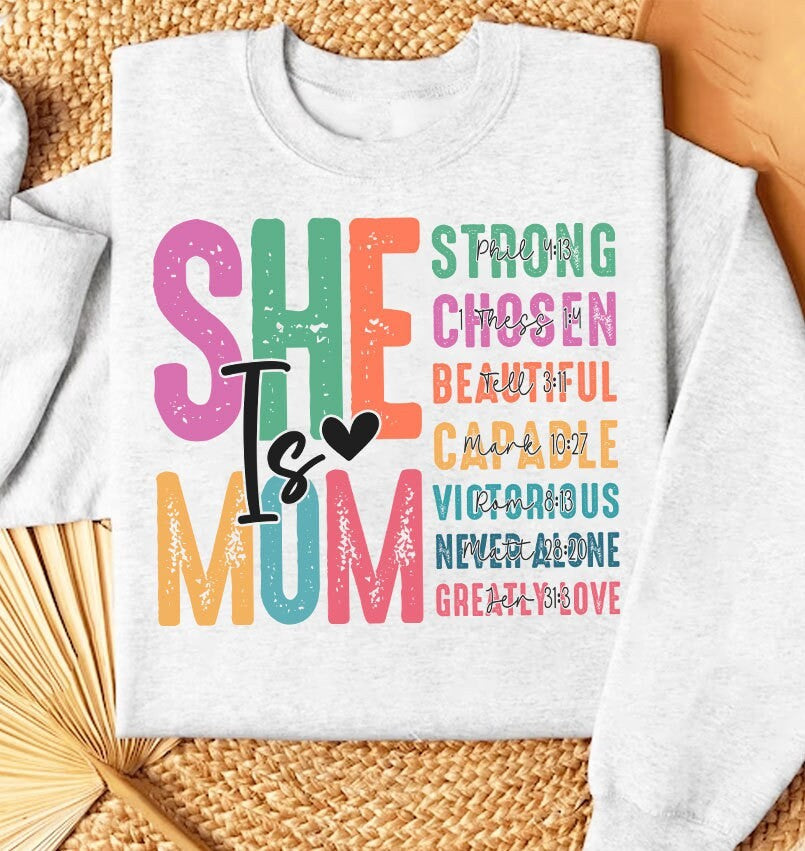 She is Mom PNG, Retro Mother PNG, Blessed Mom Png, Mom Shirt, Mom Life Png, Mother'_s Day Png, Mom Png, Gift for Mom, Retro Mama Quotes