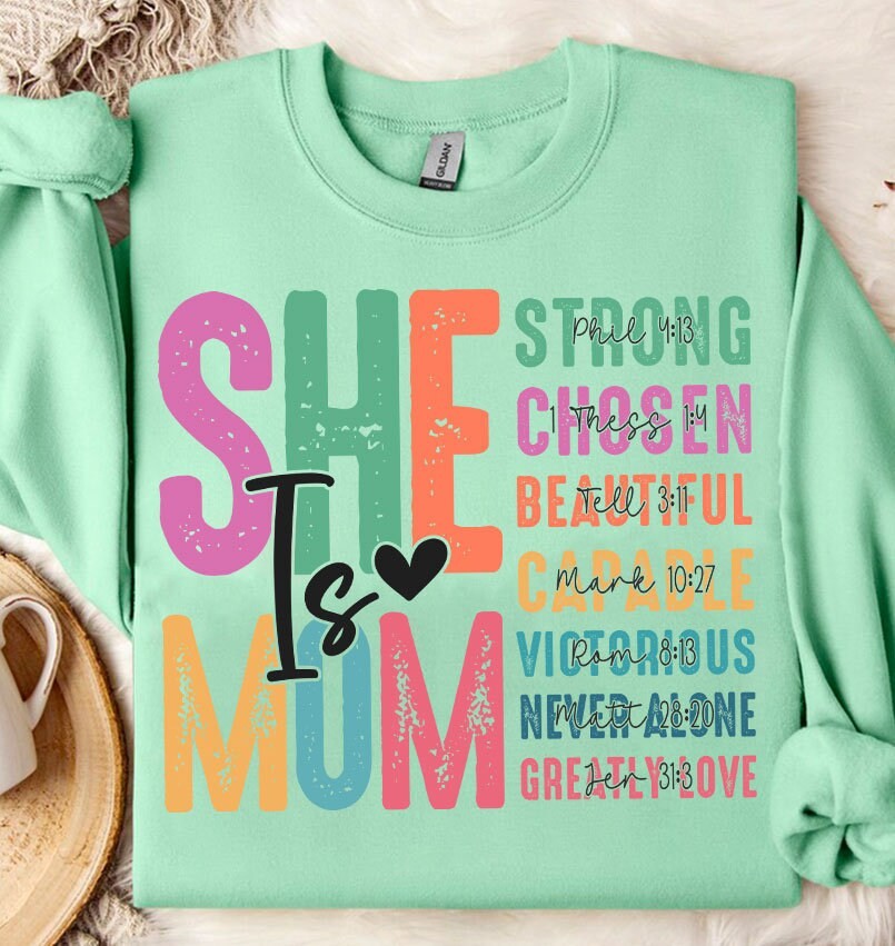 She is Mom PNG, Retro Mother PNG, Blessed Mom Png, Mom Shirt, Mom Life Png, Mother'_s Day Png, Mom Png, Gift for Mom, Retro Mama Quotes