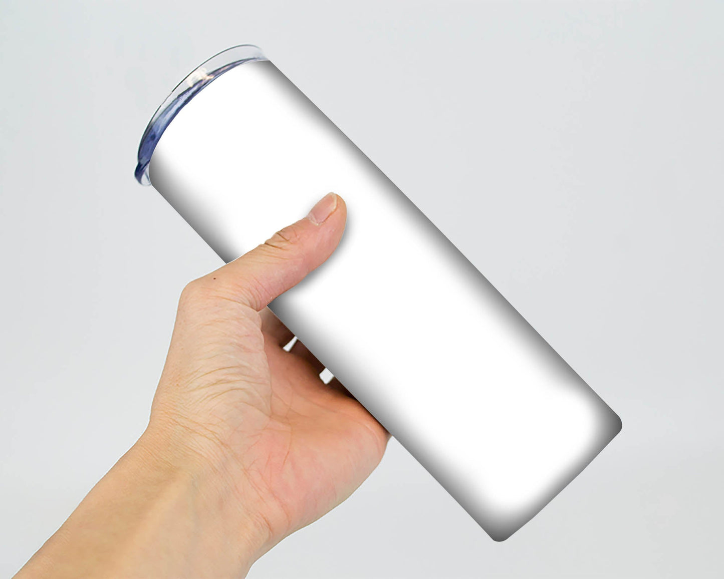 Tumbler Hand Holding Mockup - 20oz Skinny - Full Wrap Mock Up - VartDigitals