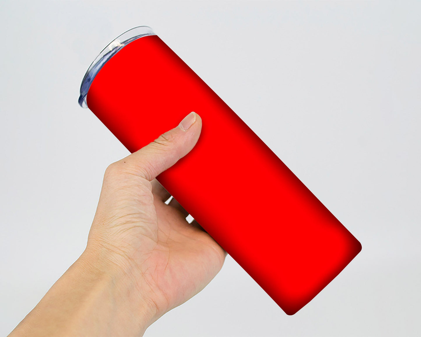 Tumbler Hand Holding Mockup - 20oz Skinny - Full Wrap Mock Up - VartDigitals