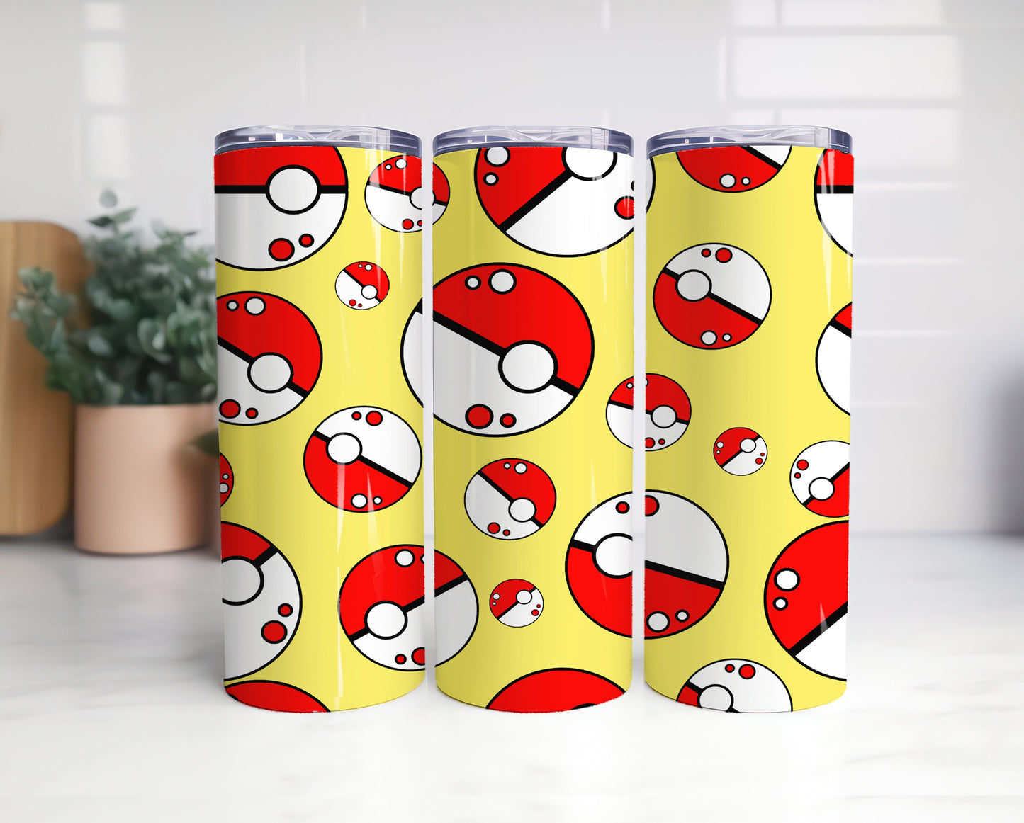 Bundle 20oz Pikachu Skinny Tumbler Wrap, Cartoon 20oz Skinny Tumbler Sublimation, Pokemon Tumbler Wrap, Cartoon Png, Gotta Catch ‘Em All! 1 - VartDigitals