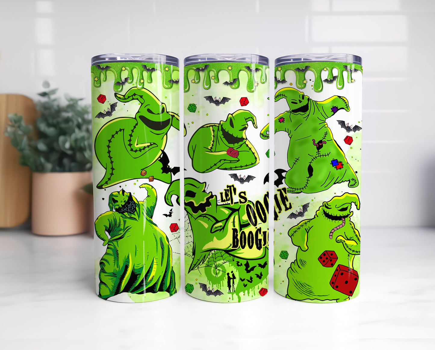 Oogie Boogie Pumpkin Tumbler, Nightmare Before Christmas, Halloween Tumbler PNG, Horror Character, Tumbler Wrap, Horror Movie Tumbler, Png - VartDigitals