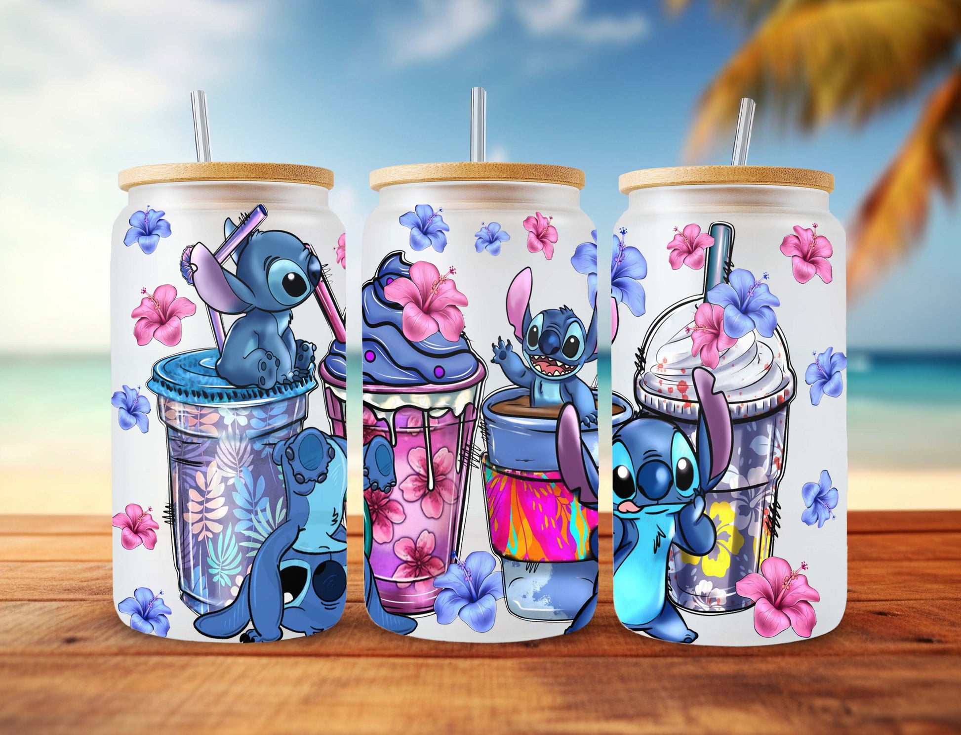 Stitch Coffee Cups Libbey Glass Png, Stitch Libbey Wrap Png, Coffee cups Libbey Glass png, Sublimation png Design Downloads - VartDigitals