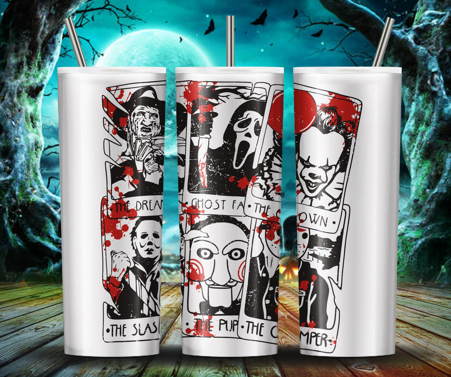 Halloween Horror Movies Character Tumbler Png, Retro Halloween Png, Skeleton Tumbler Wrap, Skinny Skeleton 20oz Tumbler Wrap Png, Horror Png