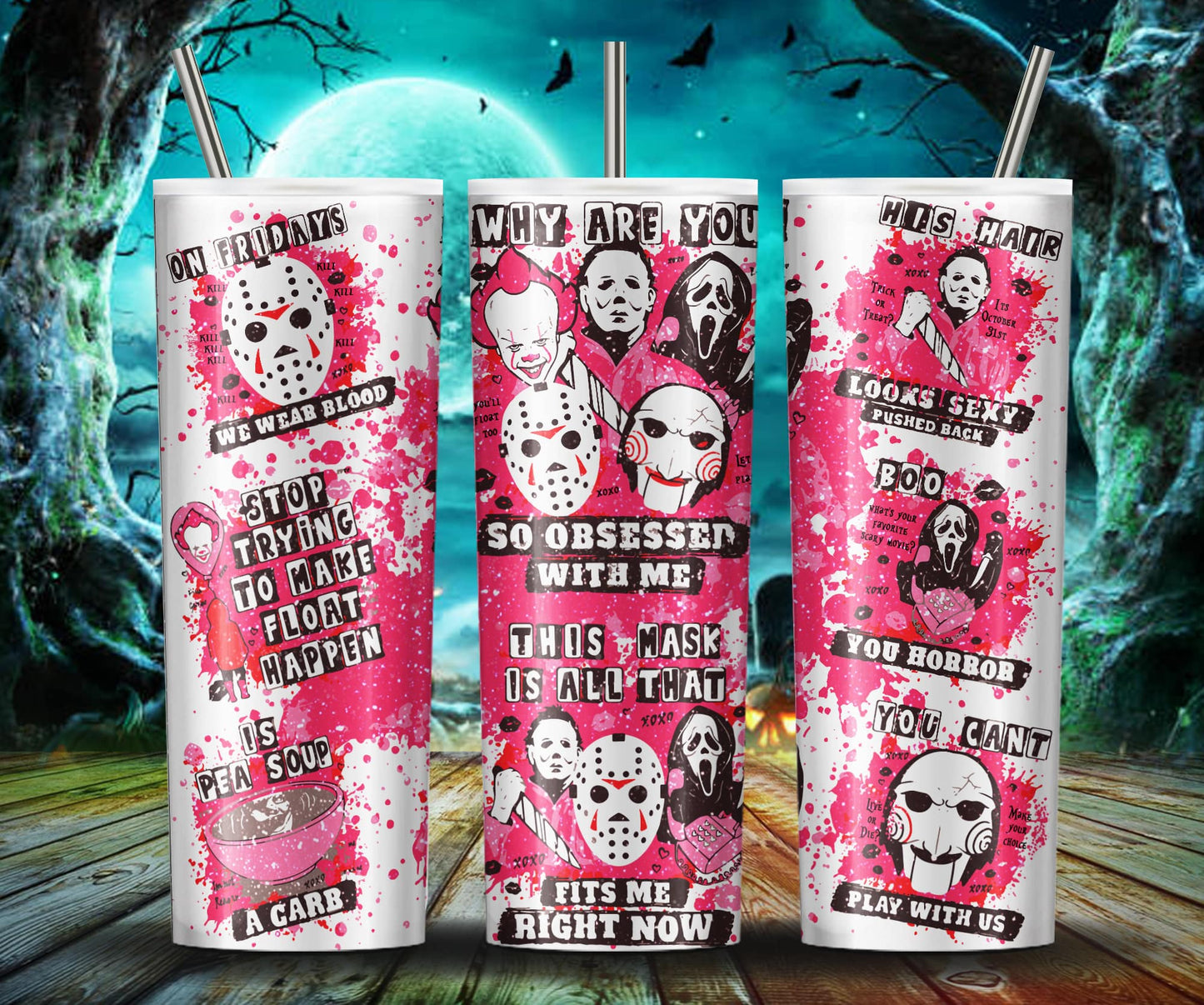 Halloween Horror Movies Character Tumbler Png, Retro Halloween Png, Skeleton Tumbler Wrap, Skinny Skeleton 20oz Tumbler Wrap Png, Horror Png