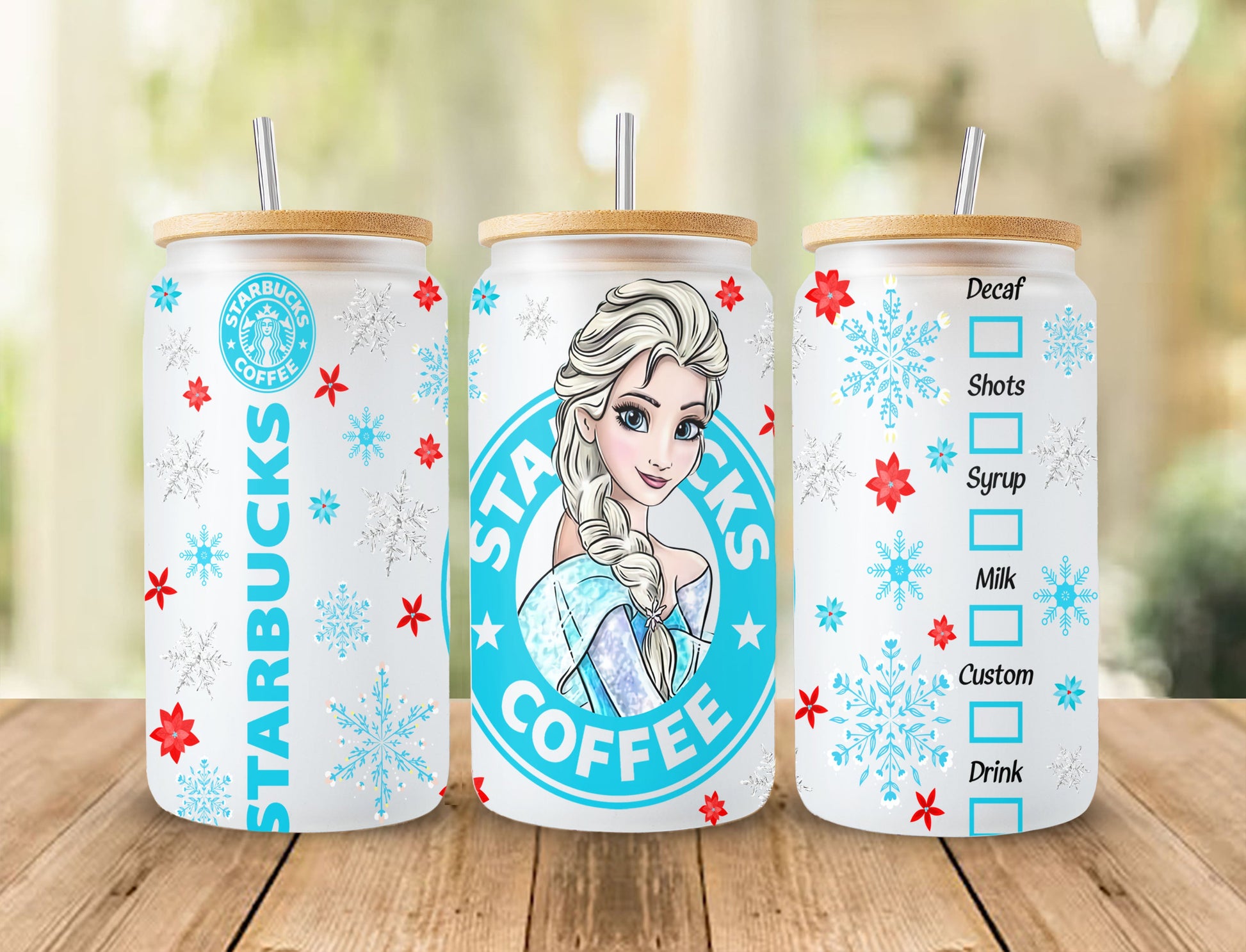 Princess Tumbler, Princess Glass Wrap, 16oz Glass Can Png, Libbey Can Glass 16oz, Princess Starbucks Wrap, Princess Png, Princess Images 5 - VartDigitals