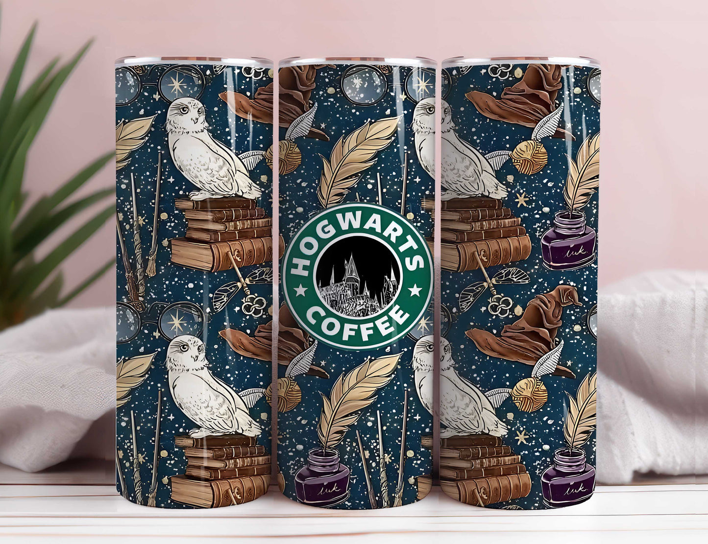 Harry Wizard Tumbler Wrap Bundle, Houses 20oz Skinny Tumbler Wrap , Straight Sublimation Tumbler PNG, Magic Movie 1