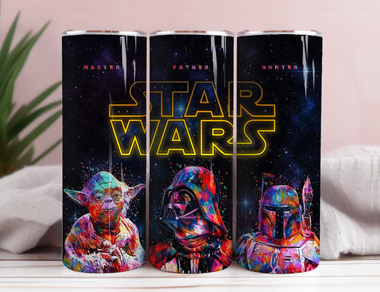 Star Wars Tumbler Wrap, 20 oz Skinny Tumbler Sublimation Design, Tumbler Wrap Design, Instant Digital Download PNG 1