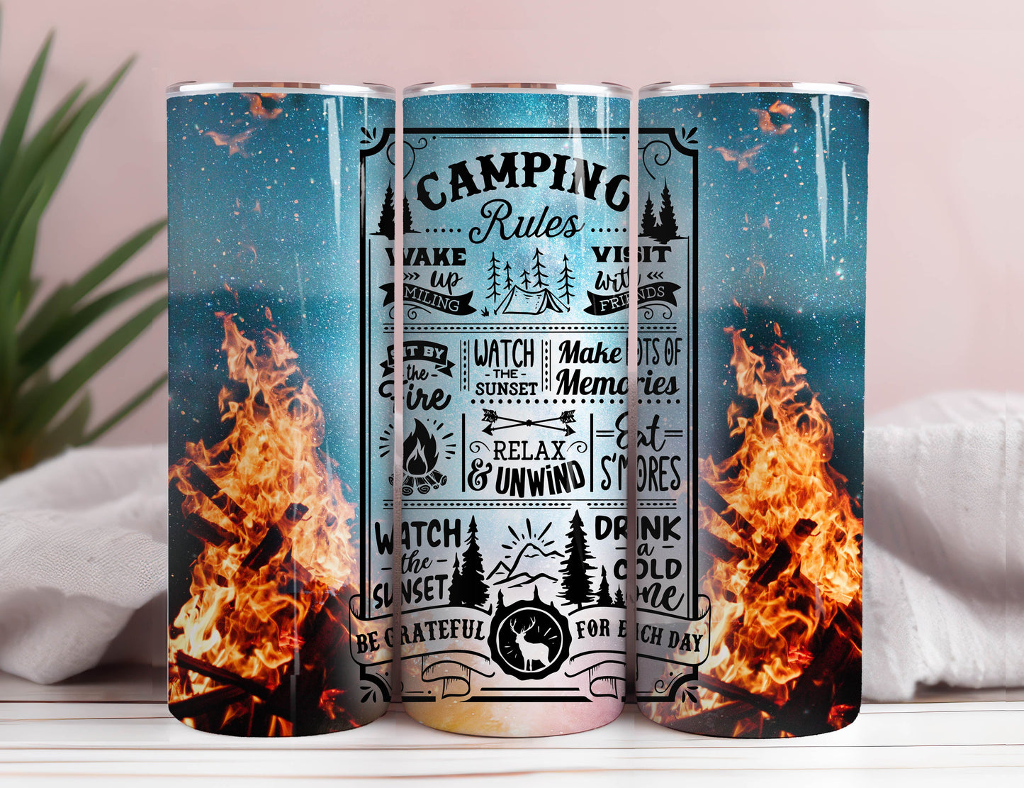 Camping life Tumbler Wrap Bundle, 20oz Skinny Sublimation Designs straight, tape, Camping PNG File Digital Download, Camping tumbler png, camp tumbler 1