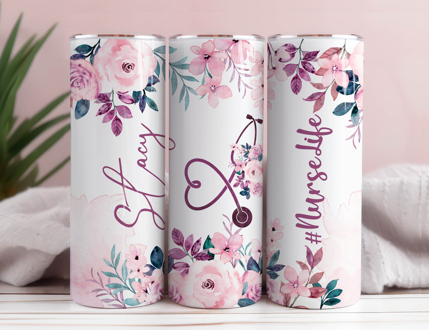 Nurse 20 oz skinny tumbler png sublimation design download, Nurse tumbler wrap png, 20 oz tumbler designs, tumbler png download 2