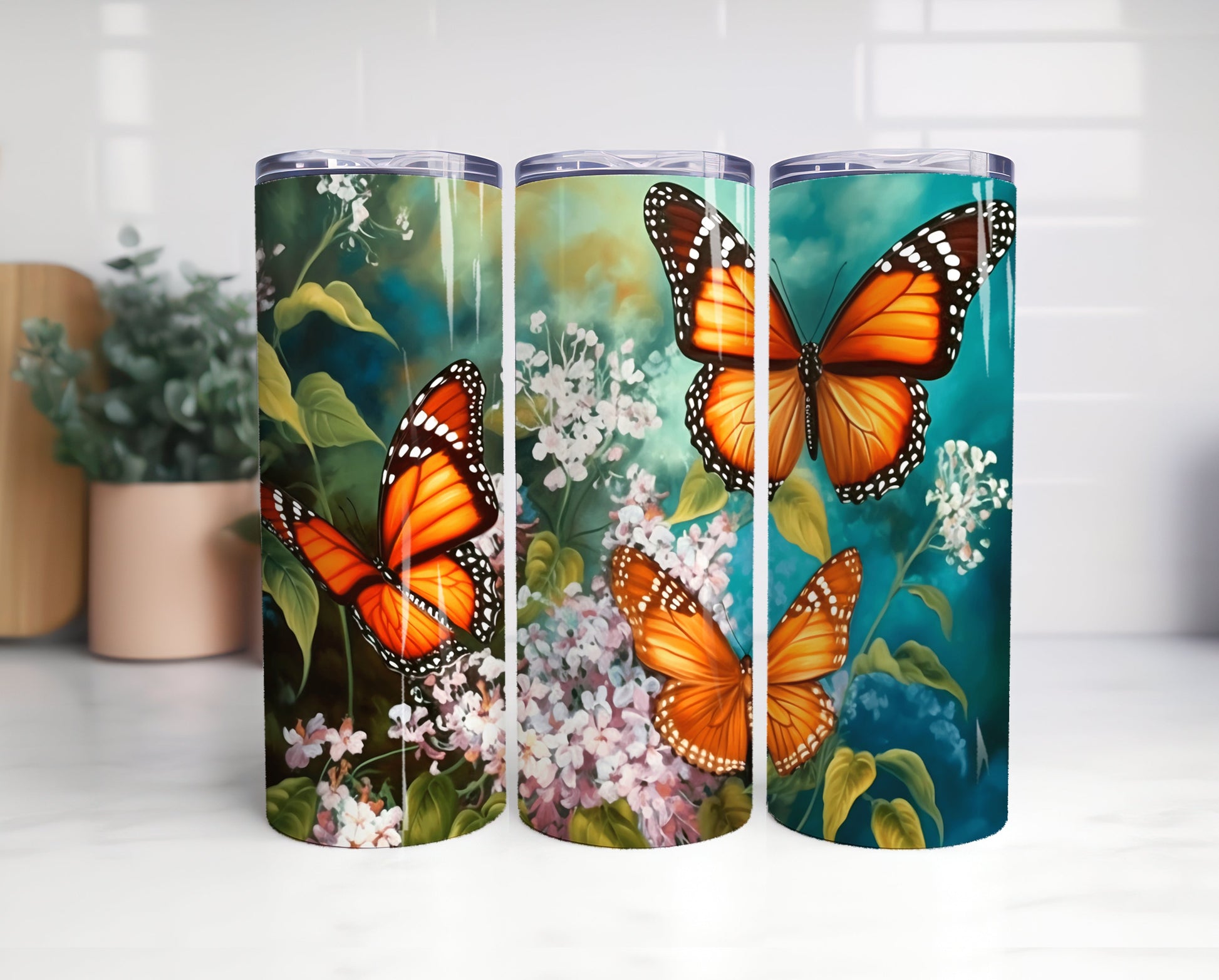 24 PNG TUMBLER Colorful Animals and Plants design 20oz Tumbler 2, PNG download - VartDigitals