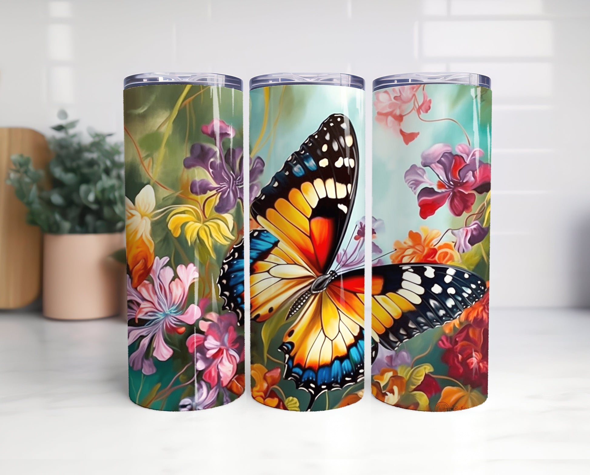 24 PNG TUMBLER Colorful Animals and Plants design 20oz Tumbler 2, PNG download - VartDigitals