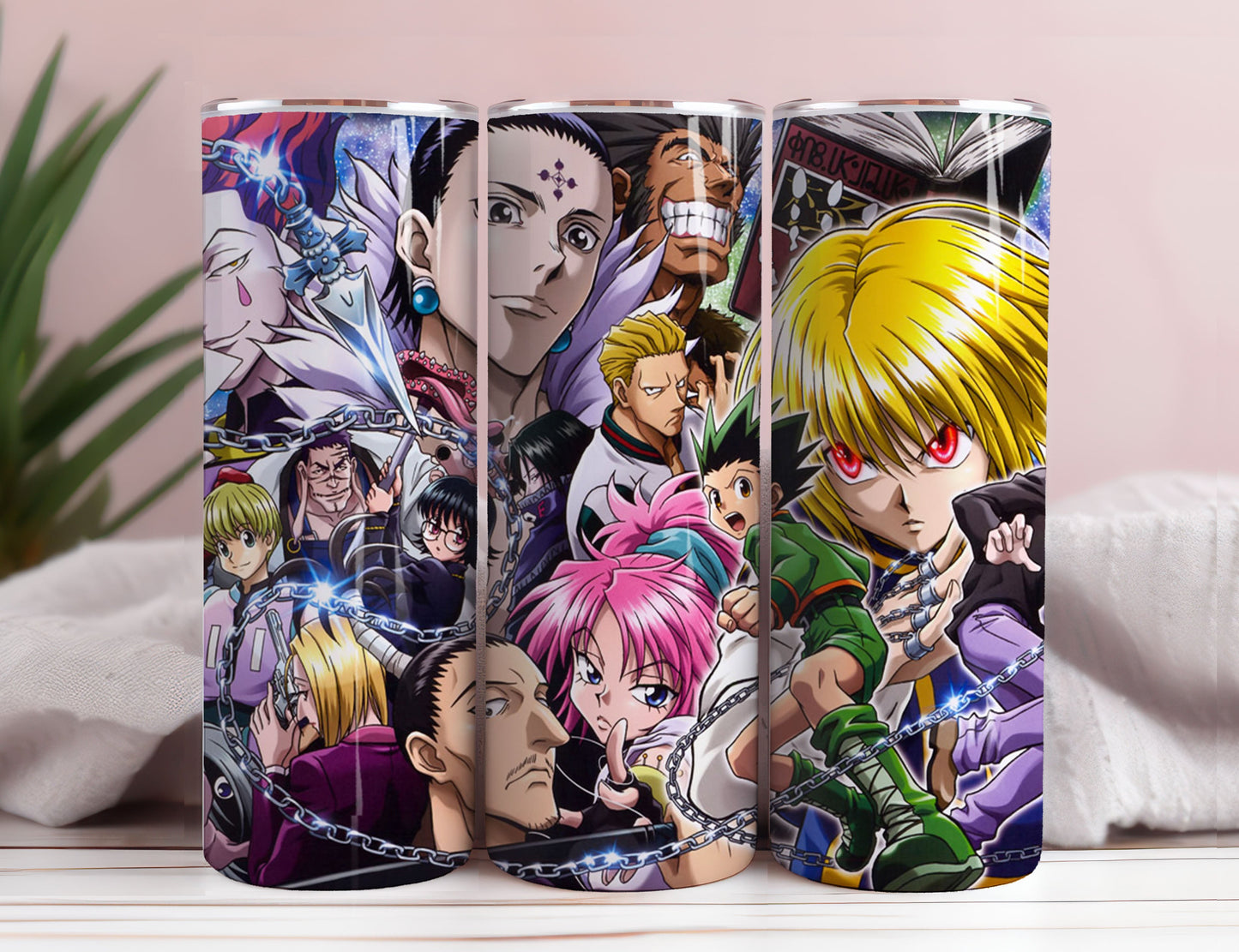 Hunter x Hunter Tumbler PNG, Anime Tumbler 20oz Skinny Sublimation, Hunter x Hunter Straigh Tapered PNG Digital Design, File Digital Download 2