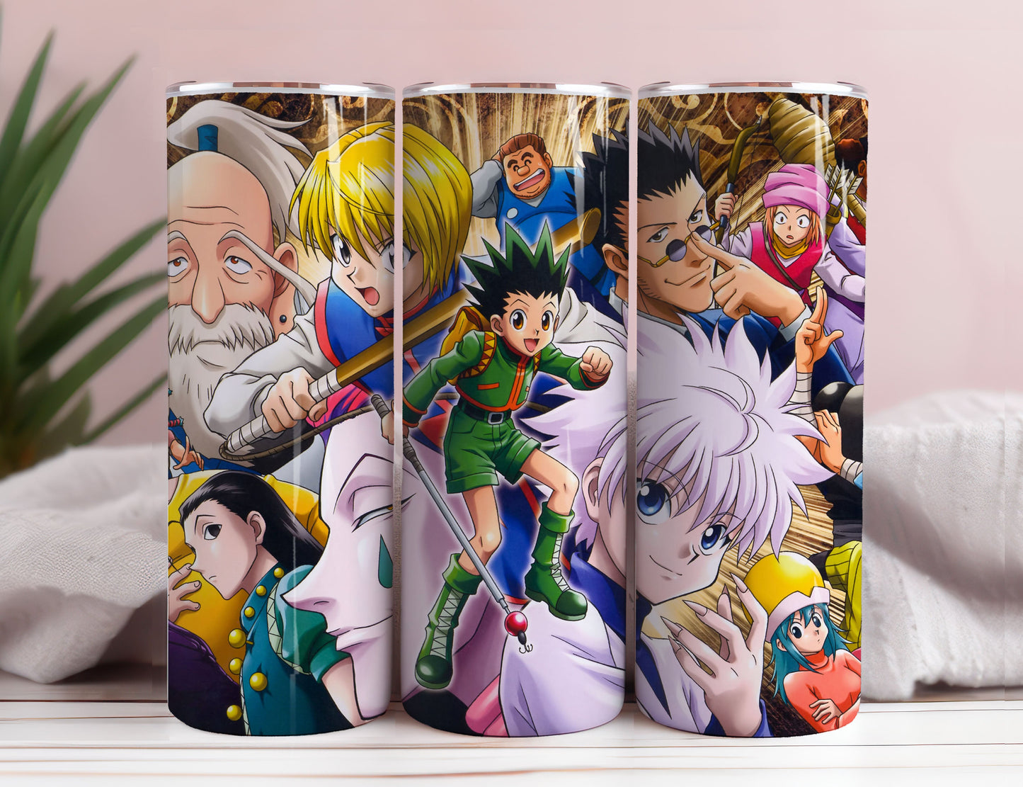 Hunter x Hunter Tumbler PNG, Anime Tumbler 20oz Skinny Sublimation, Hunter x Hunter Straigh Tapered PNG Digital Design, File Digital Download 3