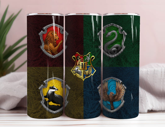 Harry 20oz skinny tumbler template PNG sublimation Wizard design Download digital file sub straight 20oz