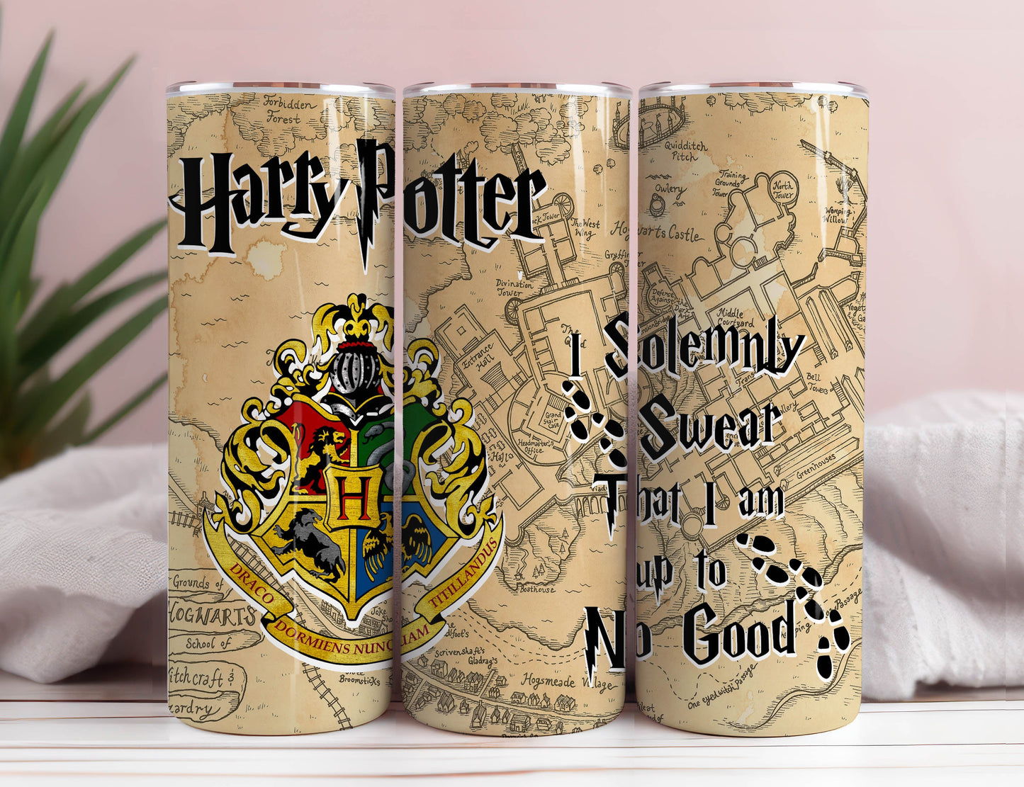 Harry Tumbler Wrap - 20oz Skinny StraightTape, Wizard Design Magical Tumbler Wrap PNG Instant Download 3