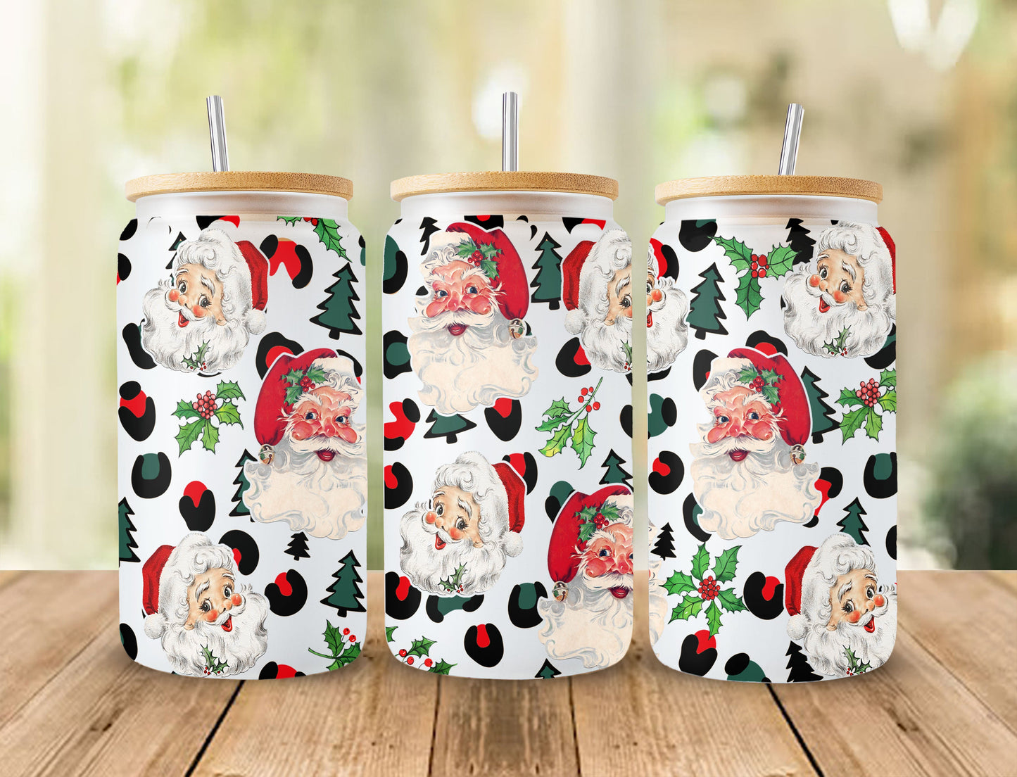 It's The Most Wonderful Time Of The Year 16oz Glass Can Sublimation Design, Snowman Christmas Car, Funny Christmas Glass Can Wrap PNG