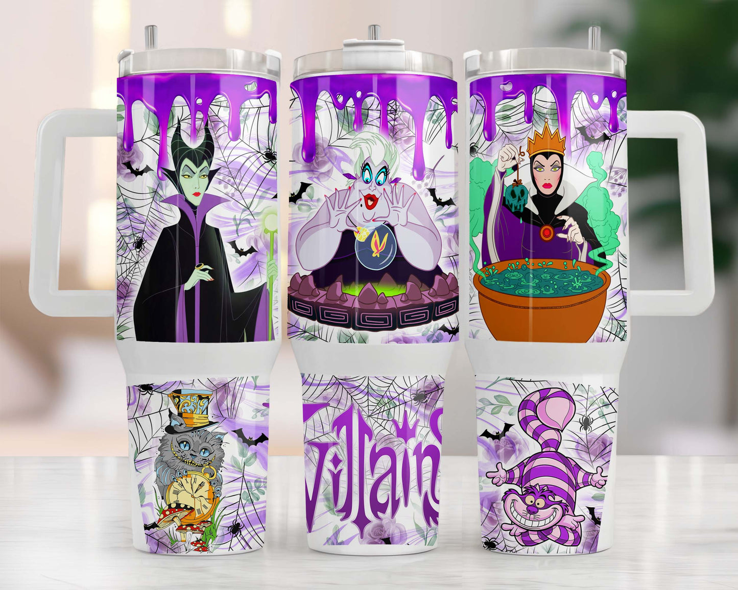 Movie Characters 40oz Tumbler Wrap Png, Halloween Characters 2 pieces 40 oz Tumbler Png, Horror Glitter 40oz Tumbler Png Sublimation Designs - VartDigitals