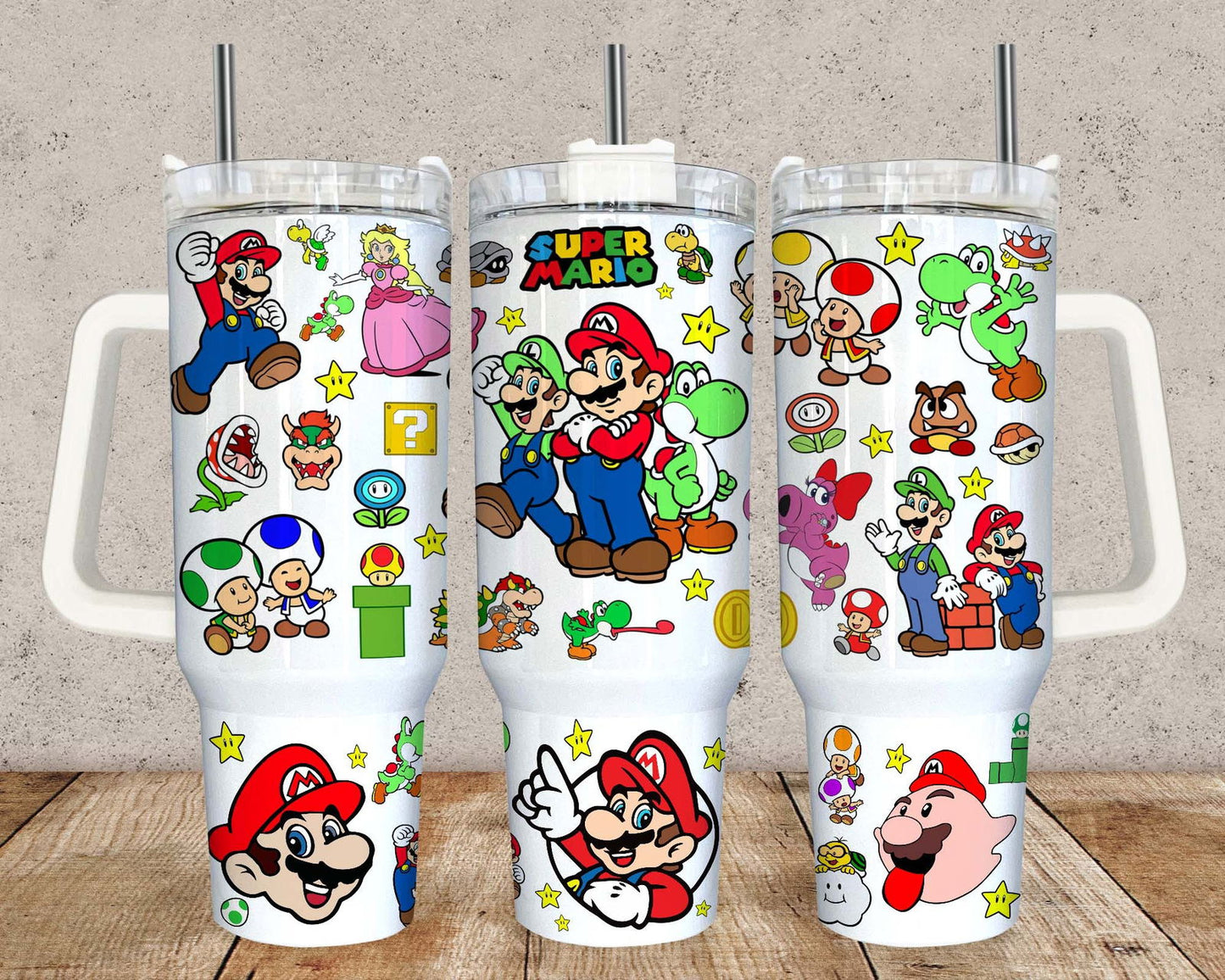 Cartoon 40oz Tumbler Wrap PNG, Kids Game Quencher Tumbler, Funny Movie Sublimation Wraps, Tumbler Wrap Png, Instant Download