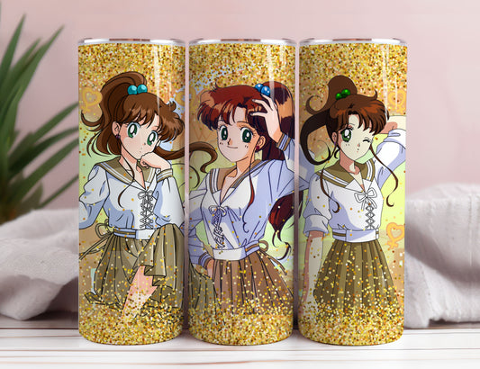 Cartoon Tumbler 20oz, Girls Tumbler 20oz PNG Sublimation Wrap Cartoon Design ,tumbler wraps Designs for Straight Tumbler, Digital Download 4